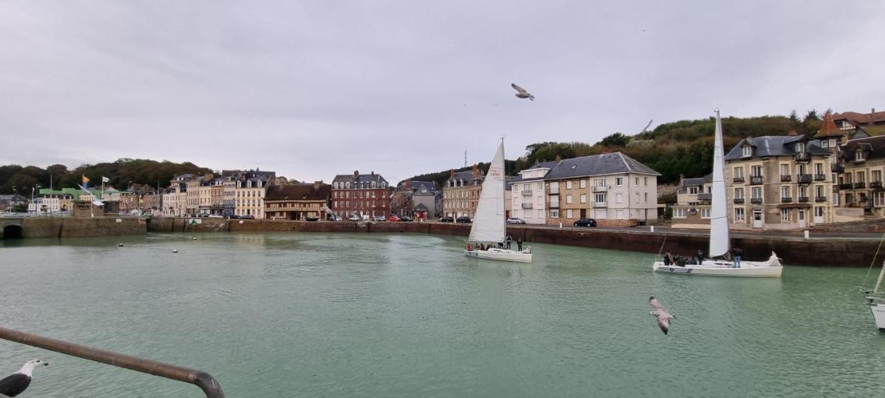 Appartement Sur Le Port, 105M Rez De Jardin Avec Parc Privatif Saint-Valery-en-Caux Eksteriør bilde